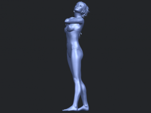 naked girl c01 3D Принт Модель
