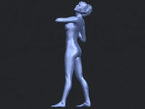 naked girl c01 3D Print Model