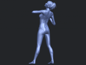 naked girl c01 3D Принт Модель
