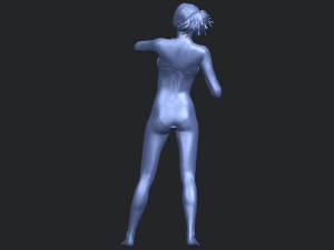 naked girl c01 3D Принт Модель