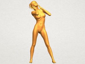 naked girl c02 3D Print Model