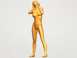 naked girl c02 Model do druku 3D