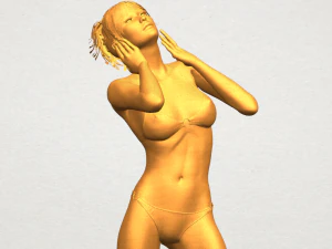 naked girl c02 3D Print Model