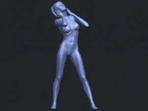 naked girl c02 3D Print Model