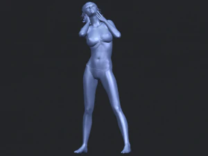 naked girl c02 3D Print Model