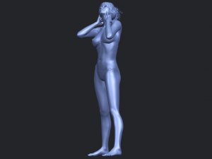 naked girl c02 Model do druku 3D