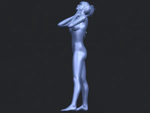 naked girl c02 3D Print Model