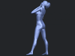 naked girl c02 Model do druku 3D