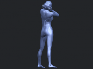 naked girl c02 Model do druku 3D