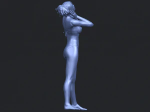 naked girl c02 3D Print Model
