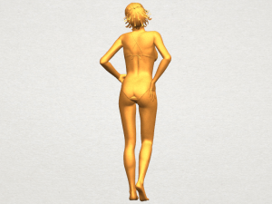 naked girl c05 3Dプリントモデル