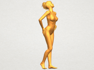 naked girl c05 3Dプリントモデル