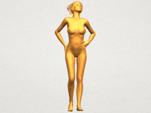 naked girl c05 3Dプリントモデル