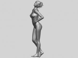 naked girl c05 3Dプリントモデル