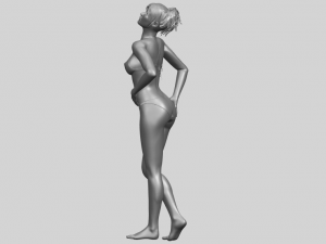 naked girl c05 3Dプリントモデル
