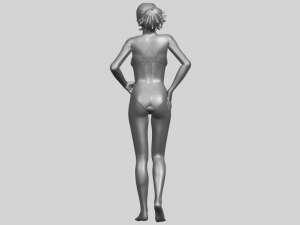 naked girl c05 3Dプリントモデル