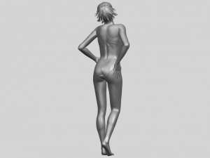 naked girl c05 3Dプリントモデル
