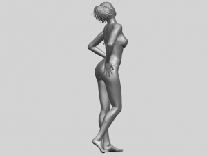 naked girl c05 3Dプリントモデル