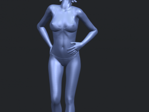 naked girl c05 3Dプリントモデル