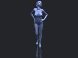 naked girl c05 3Dプリントモデル