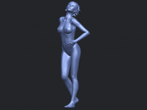 naked girl c05 3Dプリントモデル