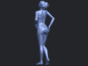 naked girl c05 3Dプリントモデル