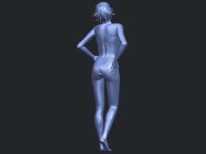 naked girl c05 3Dプリントモデル