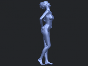 naked girl c05 3Dプリントモデル