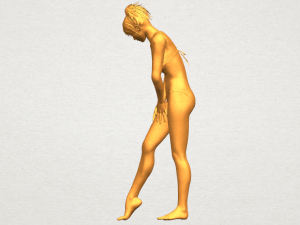 naked girl c04 Model Cetak 3D