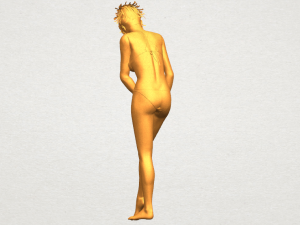 naked girl c04 Model Cetak 3D