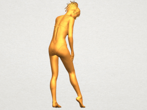 naked girl c04 Model Cetak 3D