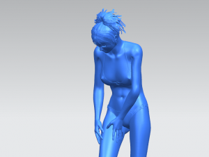 naked girl c04 Model Cetak 3D