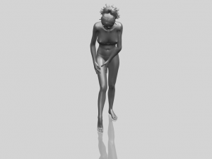 naked girl c04 Model Cetak 3D