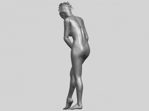 naked girl c04 Model Cetak 3D
