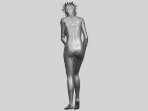 naked girl c04 Model Cetak 3D