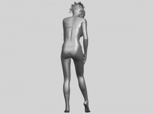naked girl c04 Model Cetak 3D