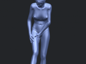 naked girl c04 Model Cetak 3D