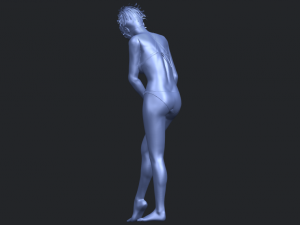 naked girl c04 Model Cetak 3D