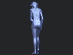 naked girl c04 Model Cetak 3D
