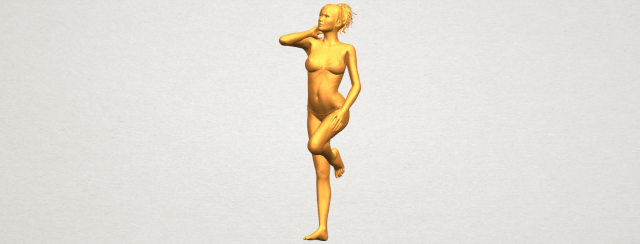 naked girl c06 3D-printmodel .c4d .max .obj .3ds .fbx .stl .blend 