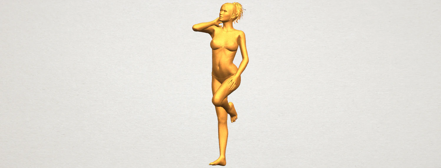 naked girl c06 3D Print Model .c4d .max .obj .3ds .fbx .stl .blend
