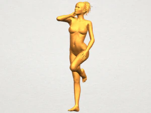 fille nue c06 Modèles 3D en vedette