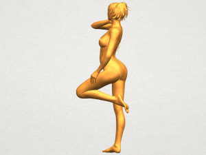 naked girl c06 3D-printmodel