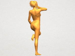 naked girl c06 3D-printmodel