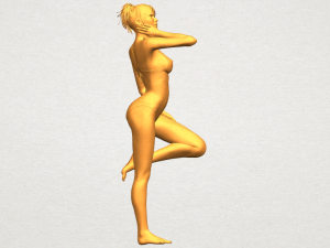 naked girl c06 3D-printmodel