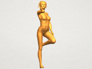 naked girl c06 3D-printmodel