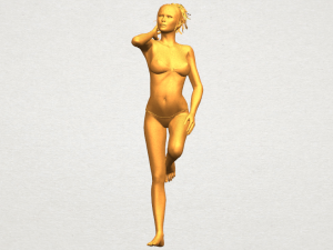 naked girl c06 3D-printmodel