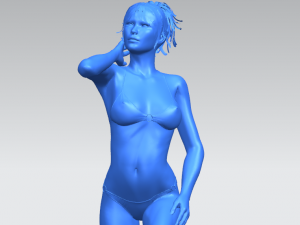 naked girl c06 3D-printmodel