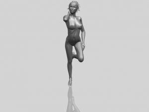naked girl c06 3D-printmodel