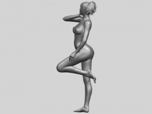 naked girl c06 3D-printmodel
